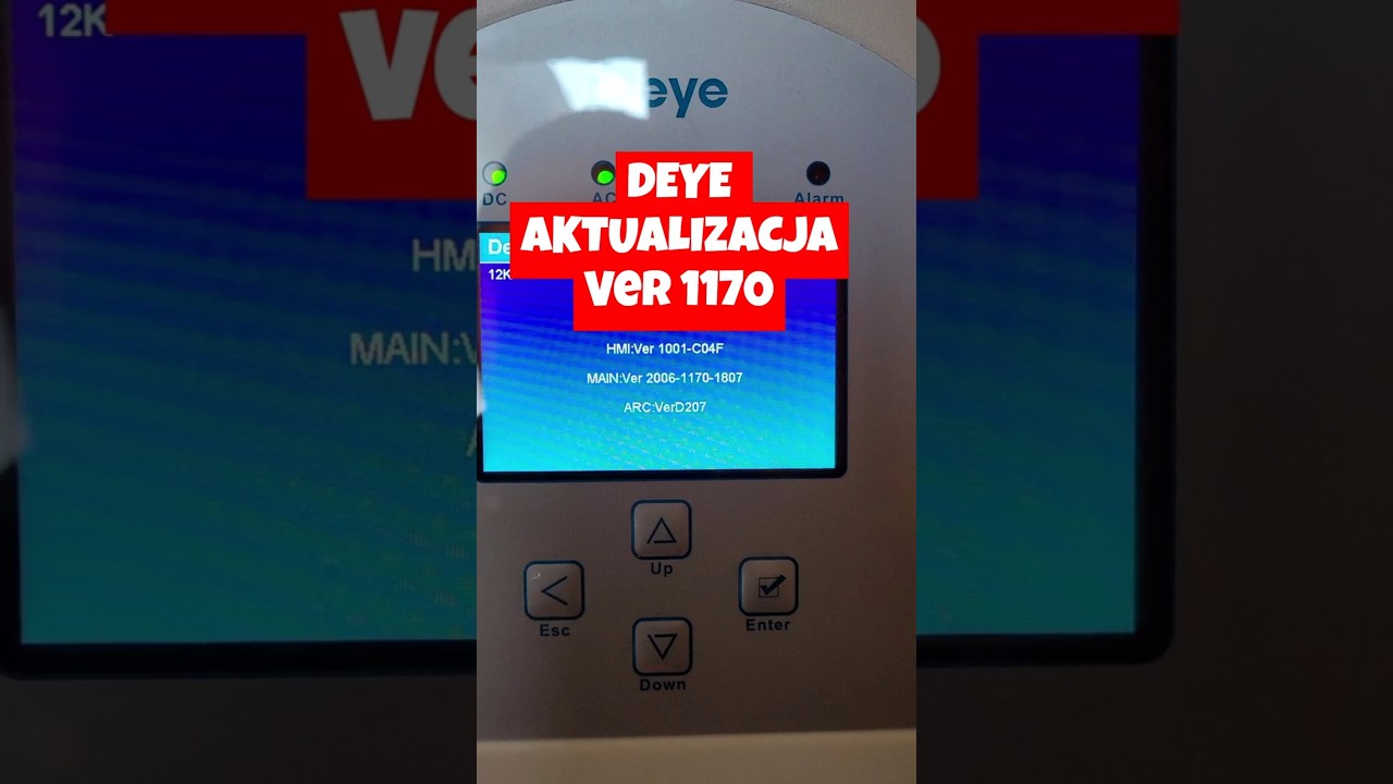 Aktualizacja 1170 Deye Pierwsze Wrażenia #deye #firmwareupdate #fotowoltaika #aktualizacja  #diy