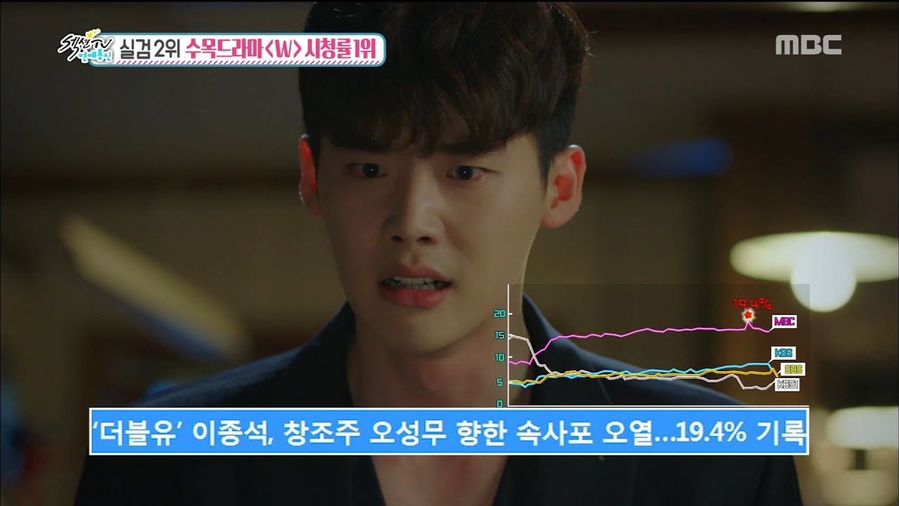 [Section TV] 섹션 TV - Drama 'w' No. 1 ratings 20160807