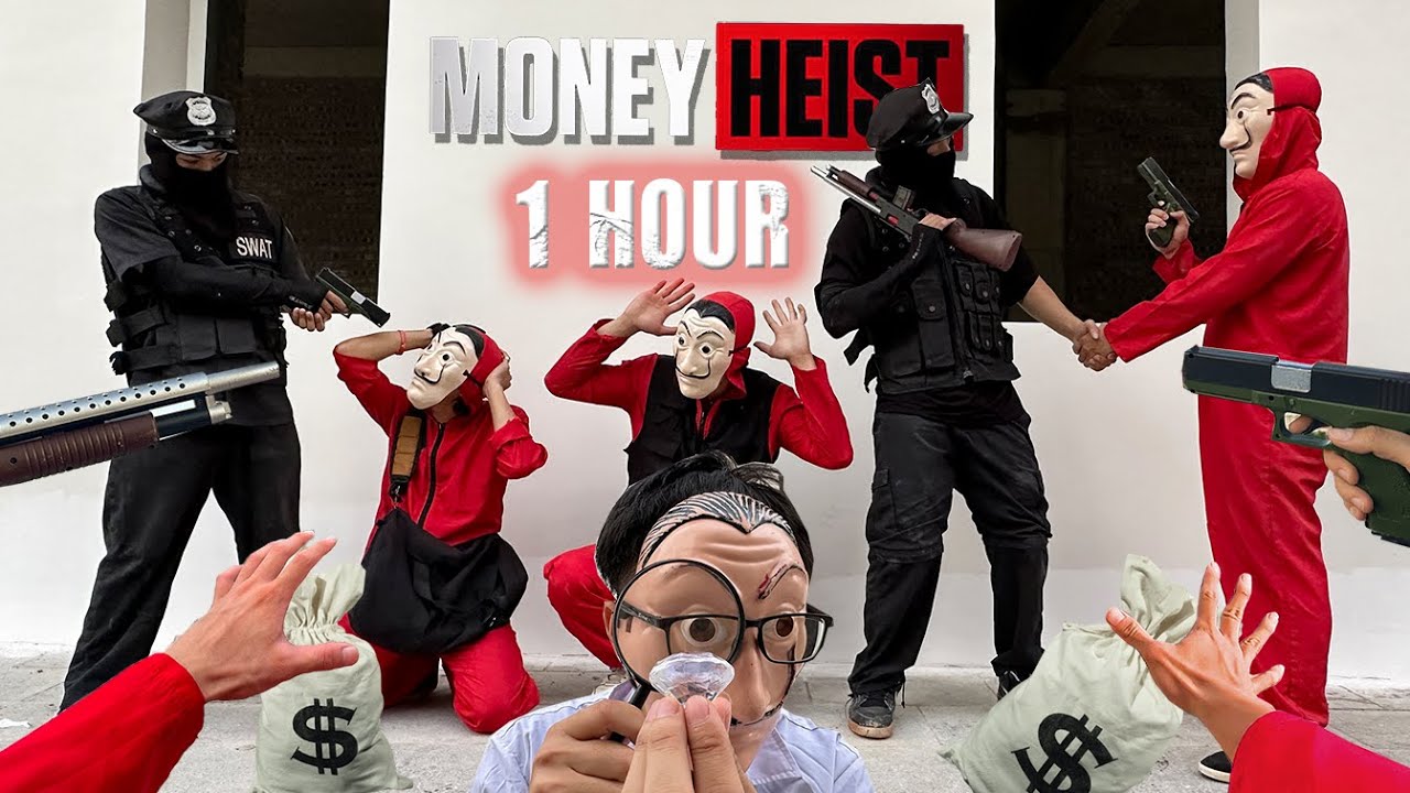 MONEY HEIST vs POLICE [1 hour] (BELLA CIAO REMIX) 28 || Epic Parkour POV Chase