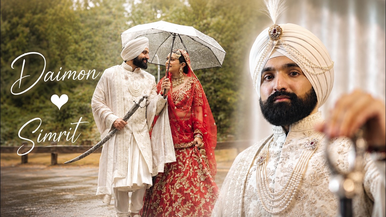 Daimon & Simrit | Sikh Wedding Highlights 4K | Vancouver | Amavi Films |