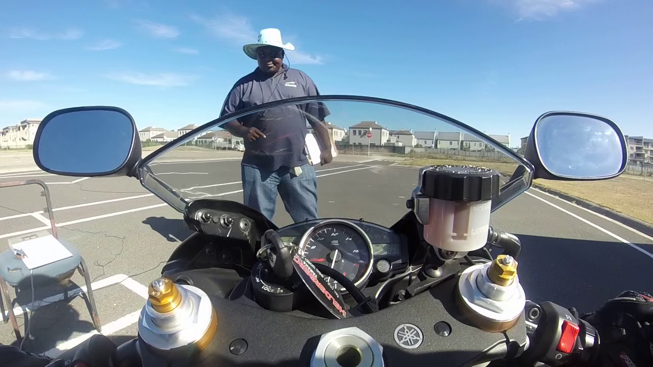 K53 Bike Test, South Africa, tank mount View