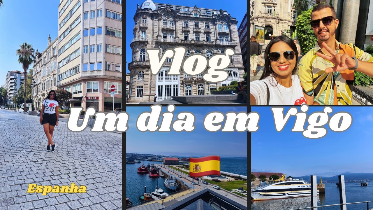 So não esperava por isso 🫣Um dia em Vigo 🇪🇸 Espanha , turistando pela cidade da Galicia 