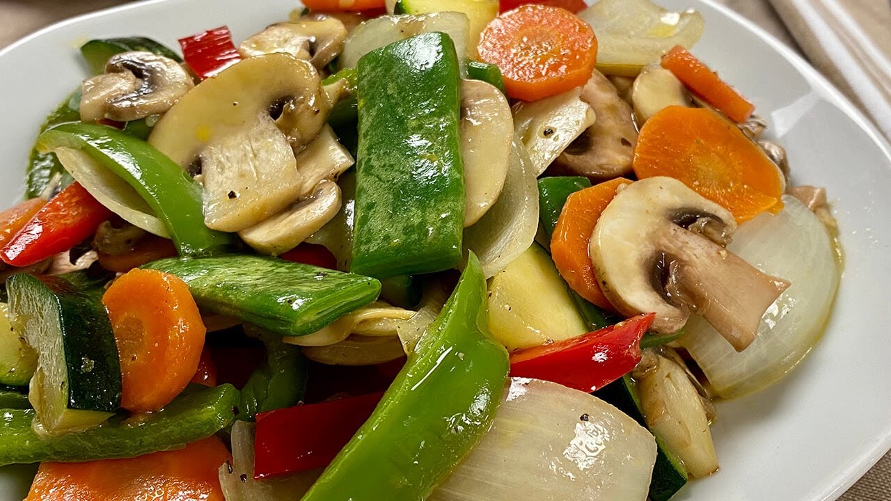 C&oacute;mo hacer  SALTEADO DE VERDURAS! Receta SALUDABLE 💪