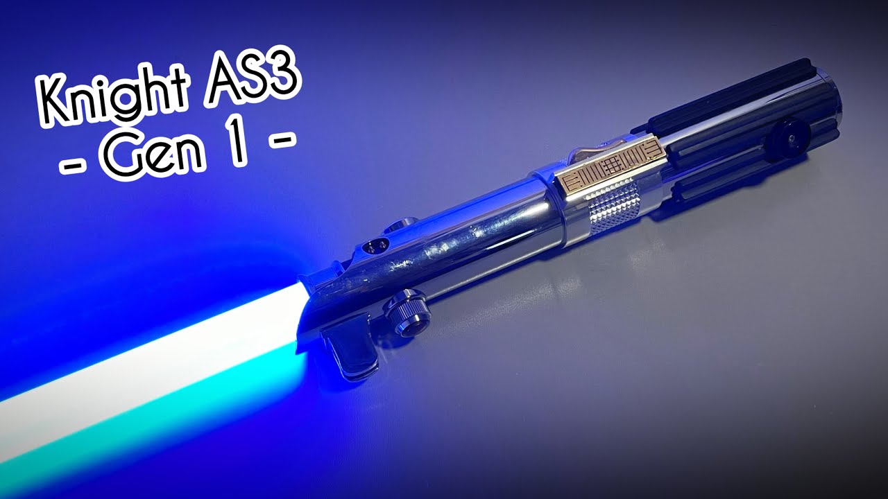 Knight AS3 - Anakin Skywalker Lightsaber (KR Sabers Gen.1) Proffie v3.9 & Eco-CC-Chassis (Review)