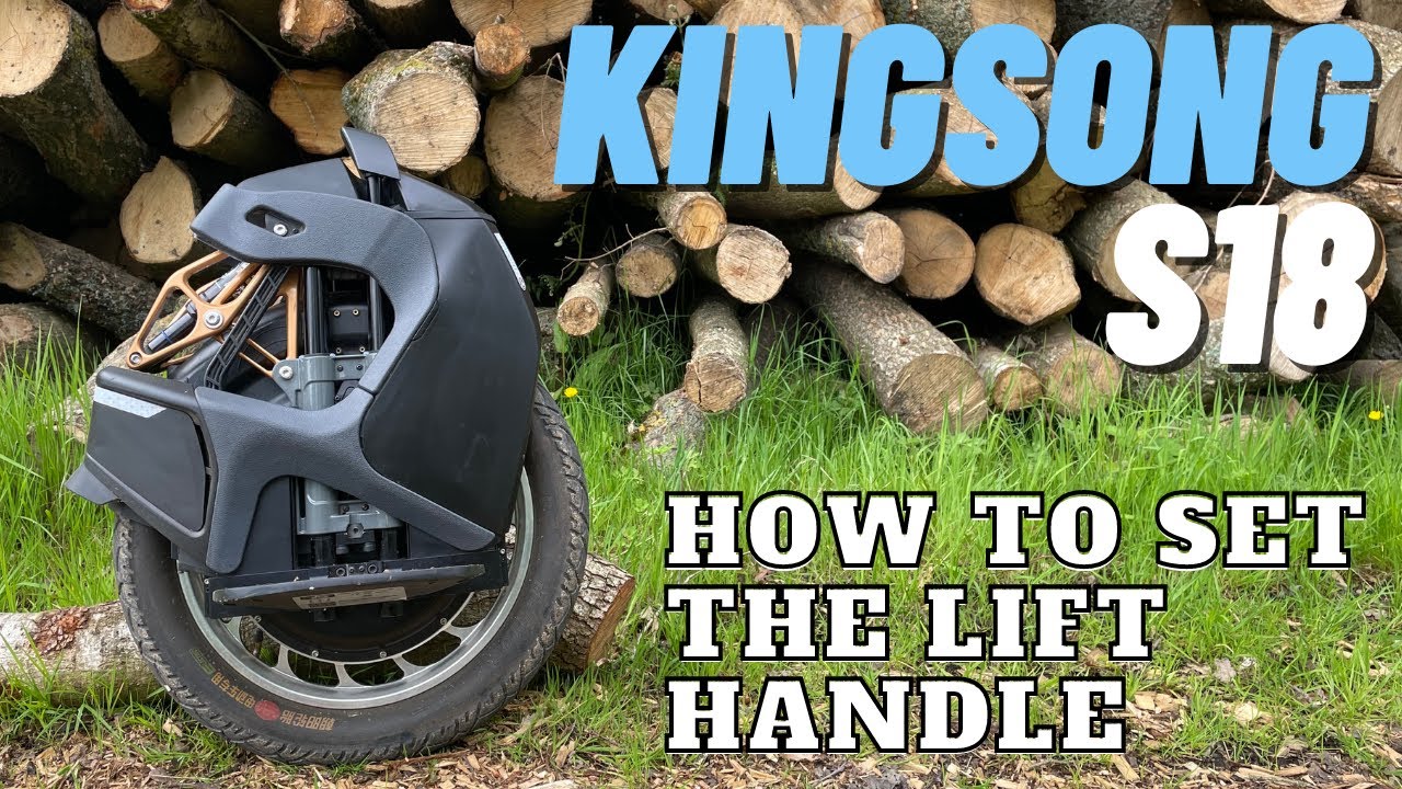 How to setup the trolley handle on the Kingsong S18 [Updated main board]