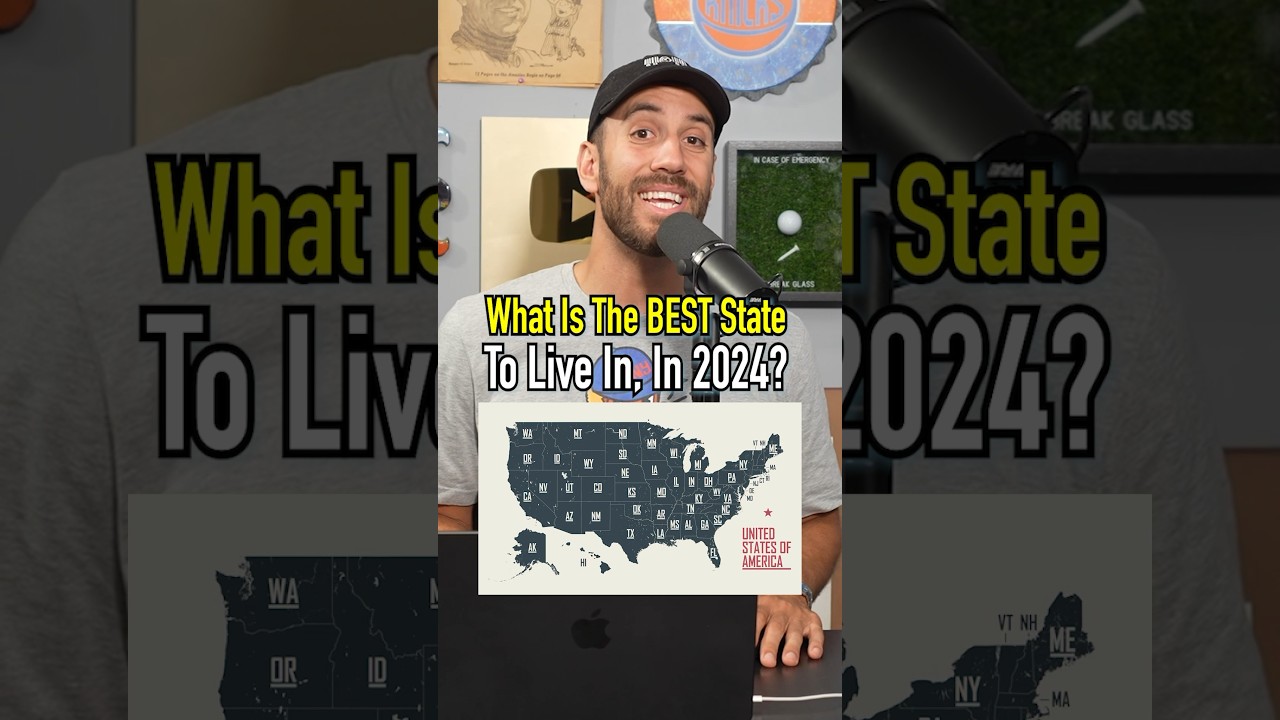 What&rsquo;s The BEST STATE To Live In 2024?! #shorts #state #living #life #usa #america #home