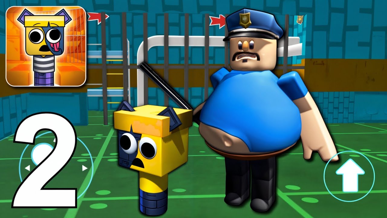 Sprunki Barry Parkour Prison Escape - Gameplay Walkthrough Part 2 (Android, iOS)