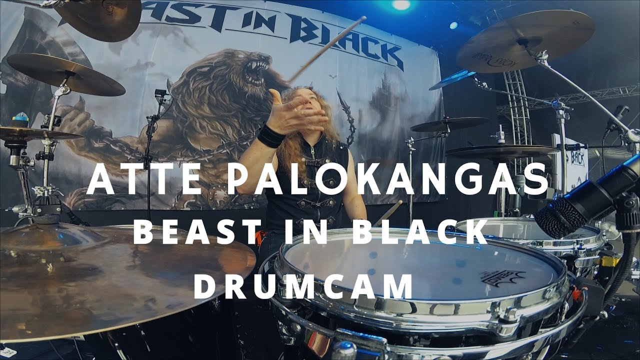 Beast In Black Atte Palokangas Drumcam 'Beast In Black' / 9.6.2018 South Park Festival