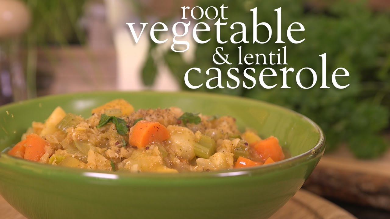 Slimming World Syn-free root vegetable & lentil casserole slow cooker recipe - FREE