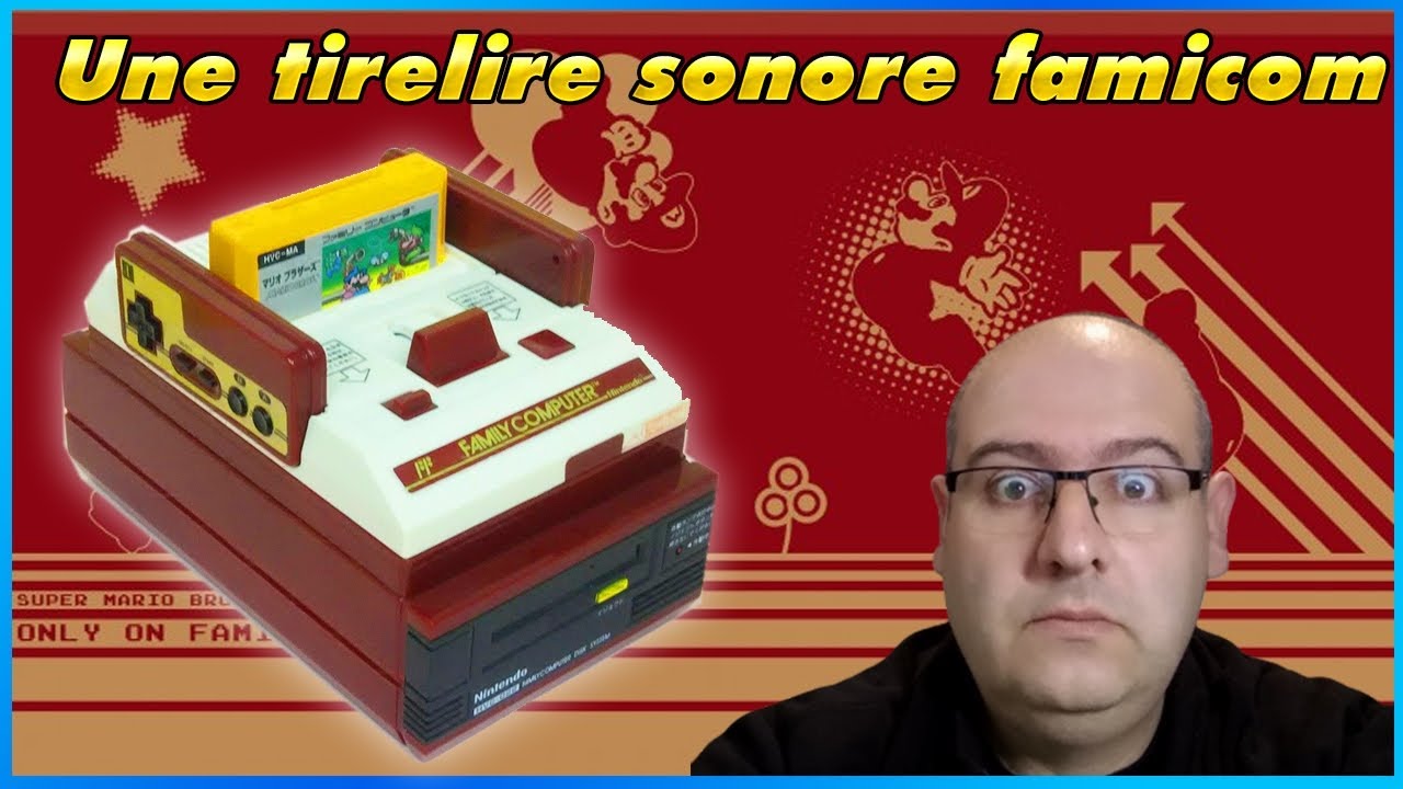 Colis du Japon : une tirelire sonore famicom et famicom disk  system