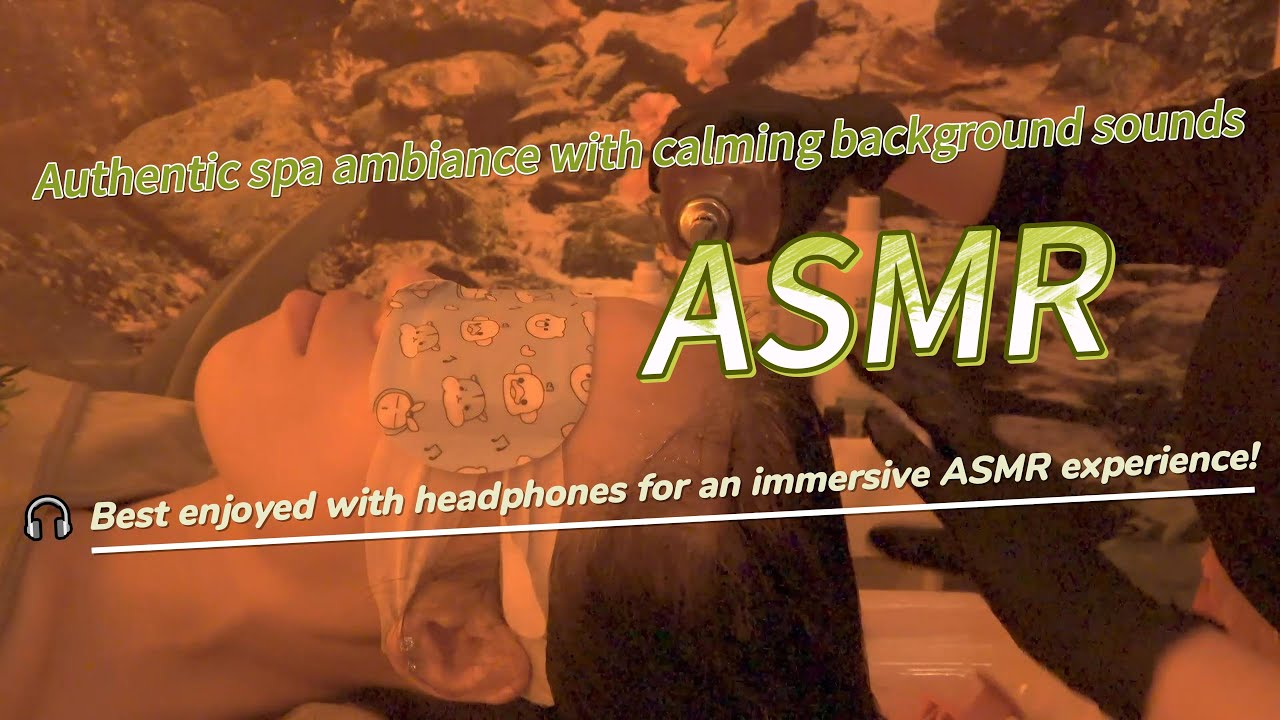 Super Relaxing! ASMR Head Massage That Feels Like a Real SPA Experience 🎧✨