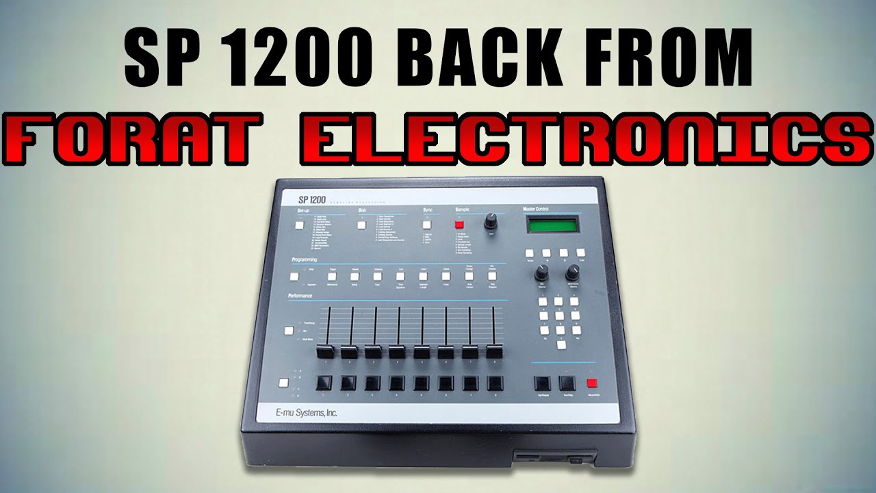 Emu SP1200 Back from Forat Electronics