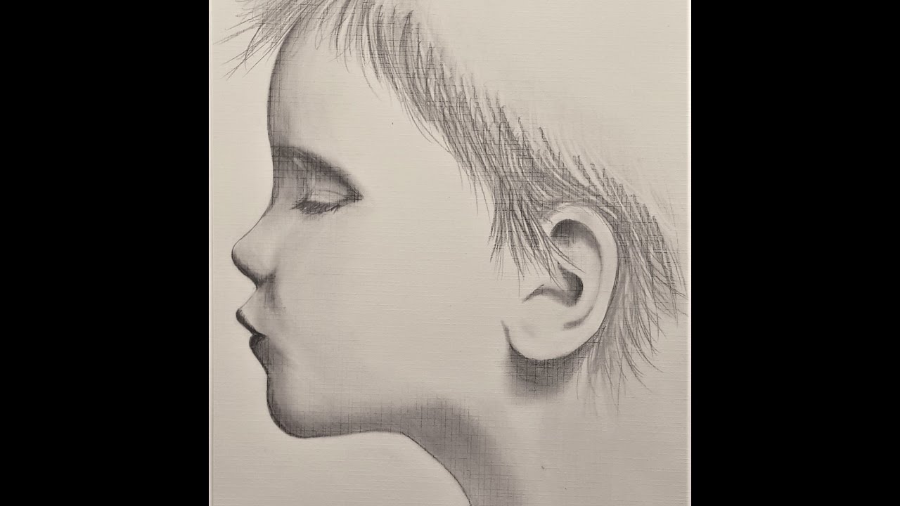 how to draw face - with pencil - KARAKALEM cizim