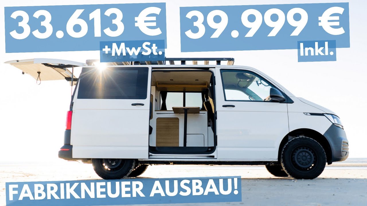 WOHNMOBIL 33.613,- € netto = 39.999,- € Nagelneuer Ausbau VW T6.1 Offtrack Bulli mit allen Extras!