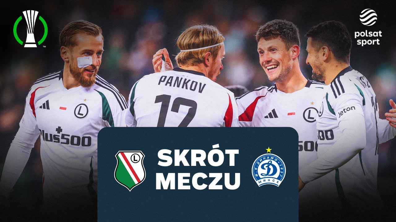 LUQUINHAS I GUAL Z DUBLETAMI! Skr&oacute;t meczu Legia Warszawa - Dynamo Mińsk | LIGA KONFERENCJI