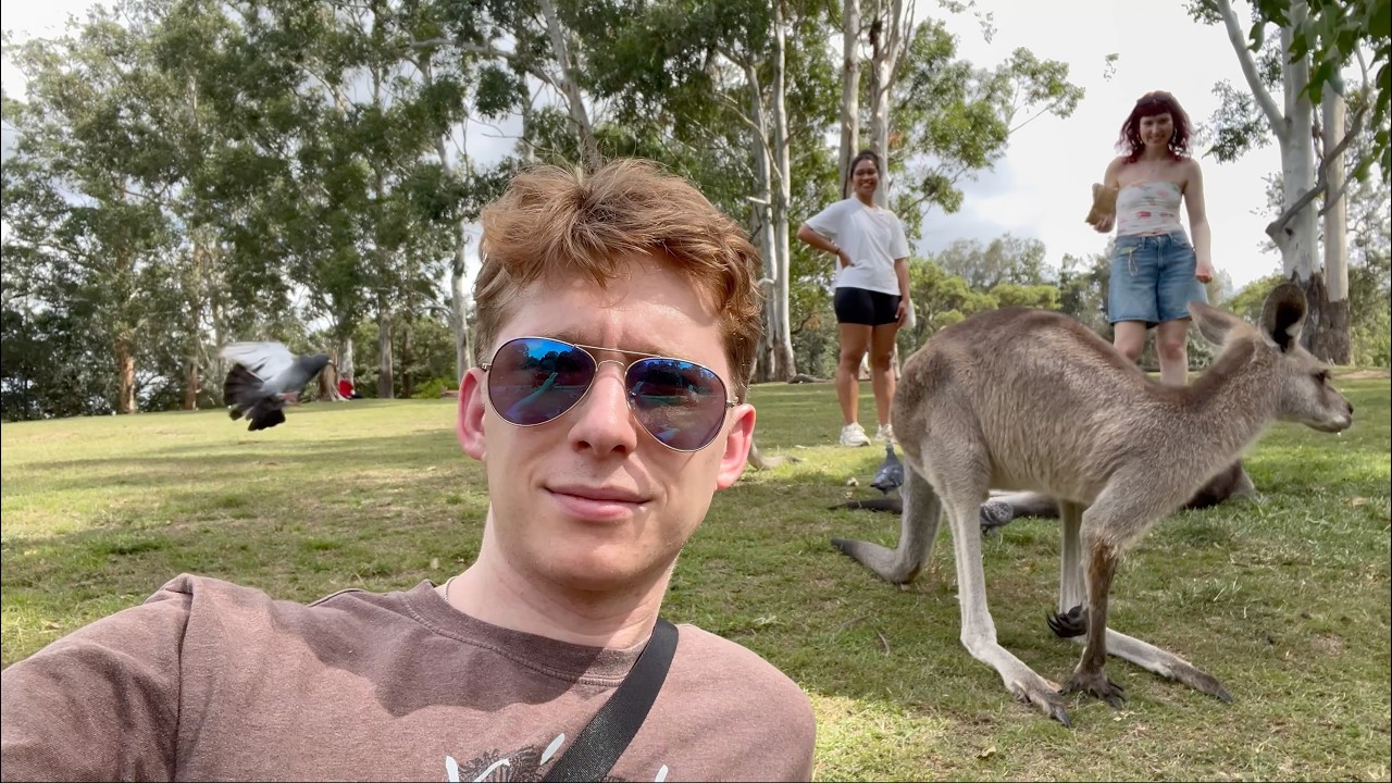 Relaxing in Brisbane, Australia 👽🦜🏮