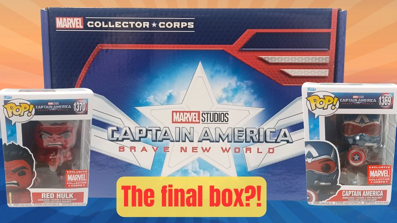 Captain America - Brave New World | Red Hulk | Captain America Sam Wilson | Funko MCU Pop!