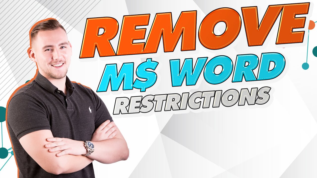 How to remove editing restrictions on Microsoft Word