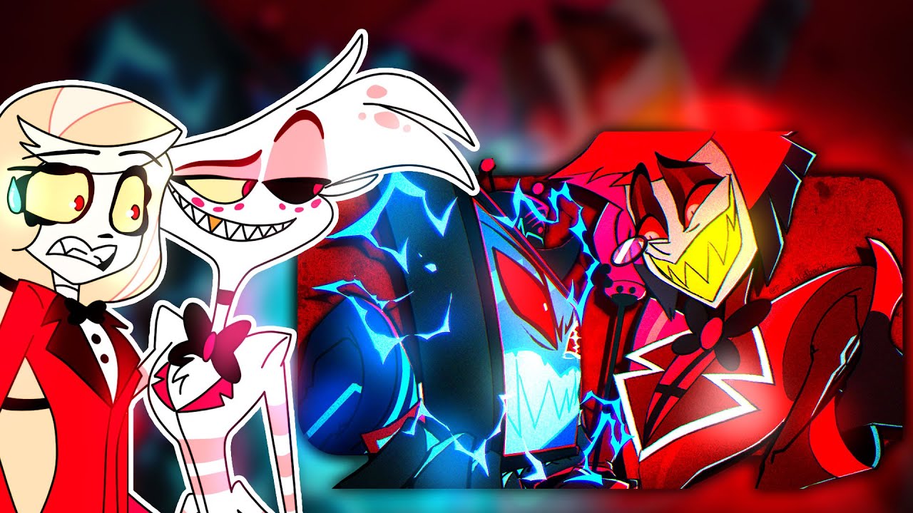 HAZBIN HOTEL REACT TO STAYED GONE // Alastor vs Vox TV // Reaction