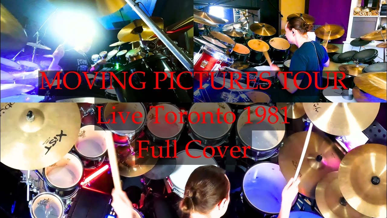 Rush - Moving Pictures Tour 1981 Drum Cover | Full Concert in One Take