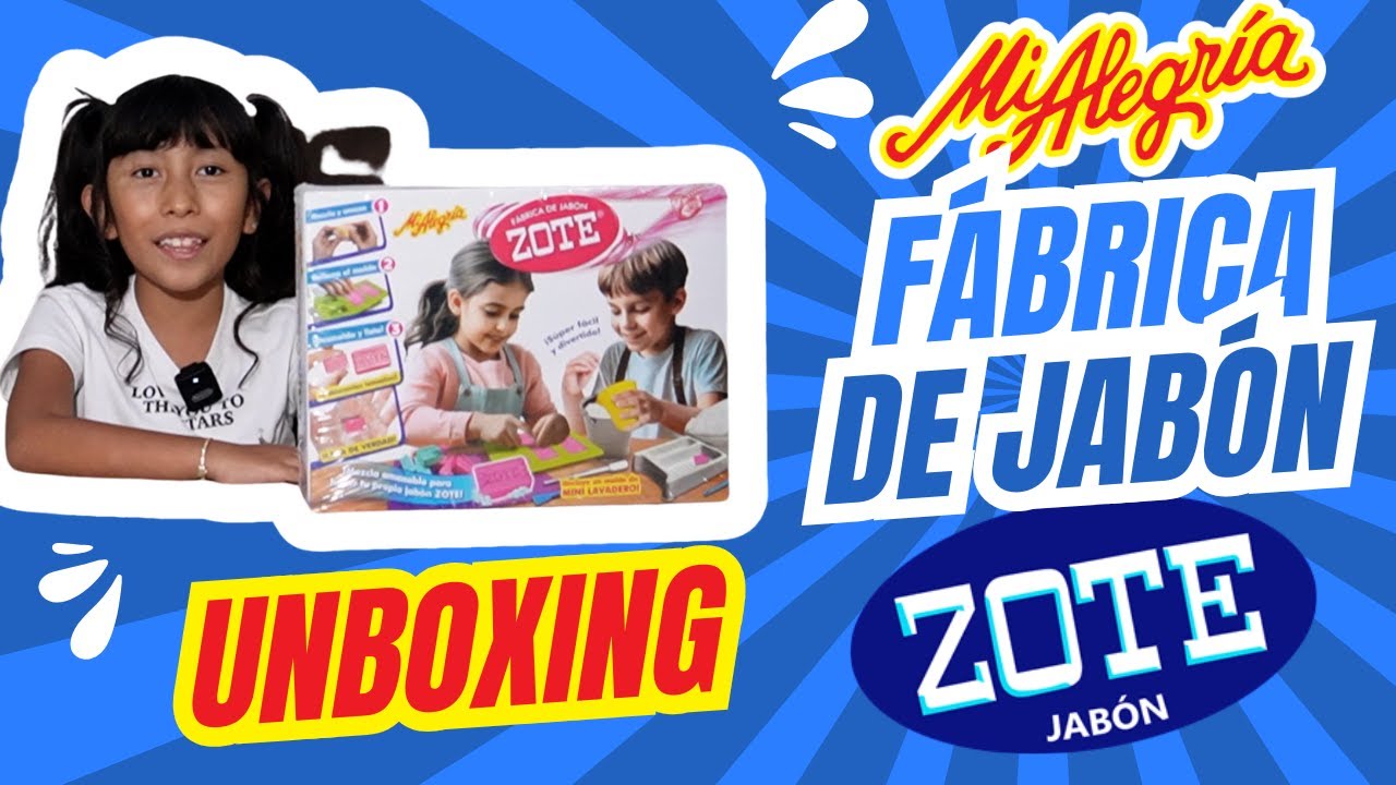 F&Aacute;BRICA DE JAB&Oacute;N ZOTE MI ALEGRIA!!! | UNBOXING