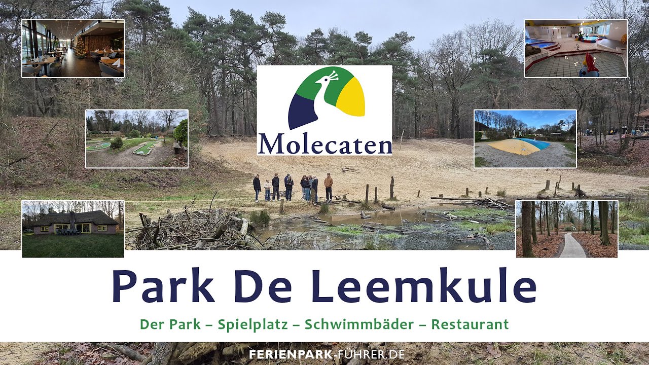Ferienpark Molecaten Park De Leemkule – Camping – Schwimmbad – großer Spielplatz DE 4k