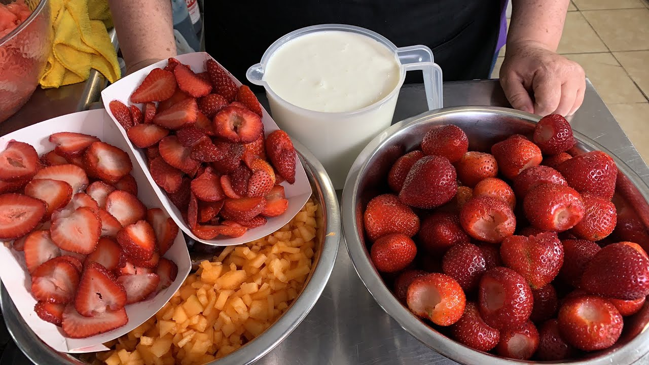 Agua Fresca de Frutas Cremosa Estilo Original la Michoacana 🔴