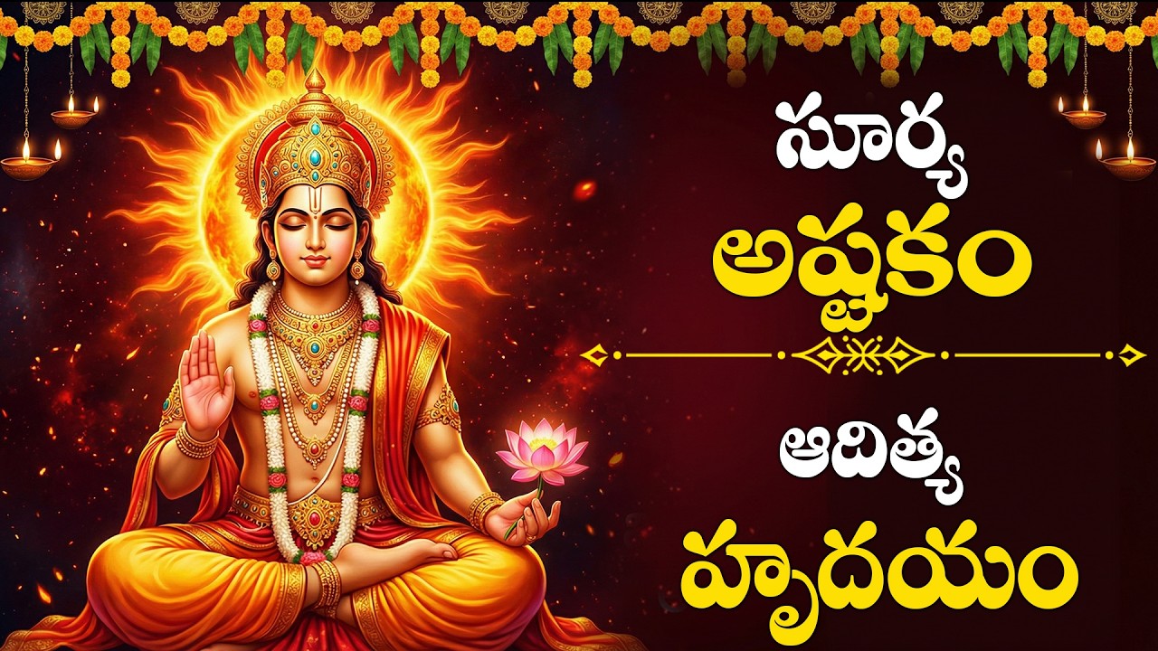 ఆదిత్య హృదయం | సూర్య అష్టకం | Aditya Hrudaym | Surya Ashtakam | Surya Bhagavan Bhakti Songs Telugu