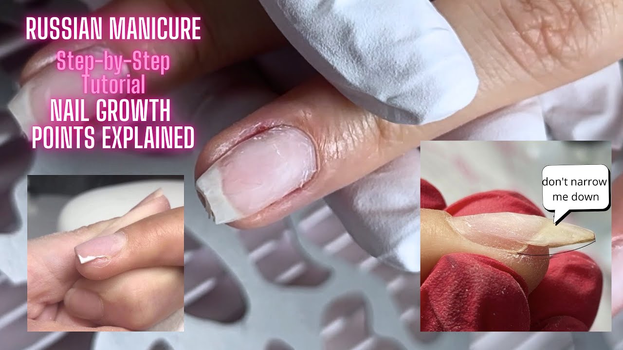 Nail Growth Points Explained: Avoid These Common Mistakes! | Real Client Case | Russian Manicure