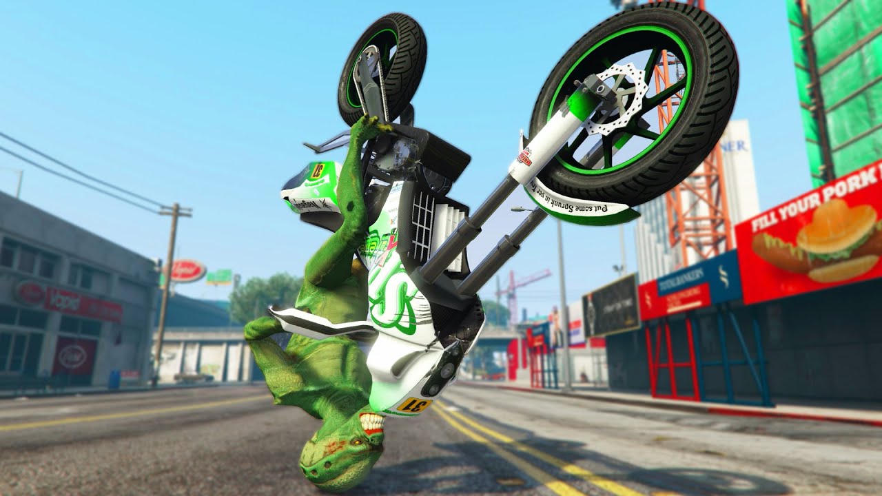 Never Fall Off A Bike Glitch - GTA 5