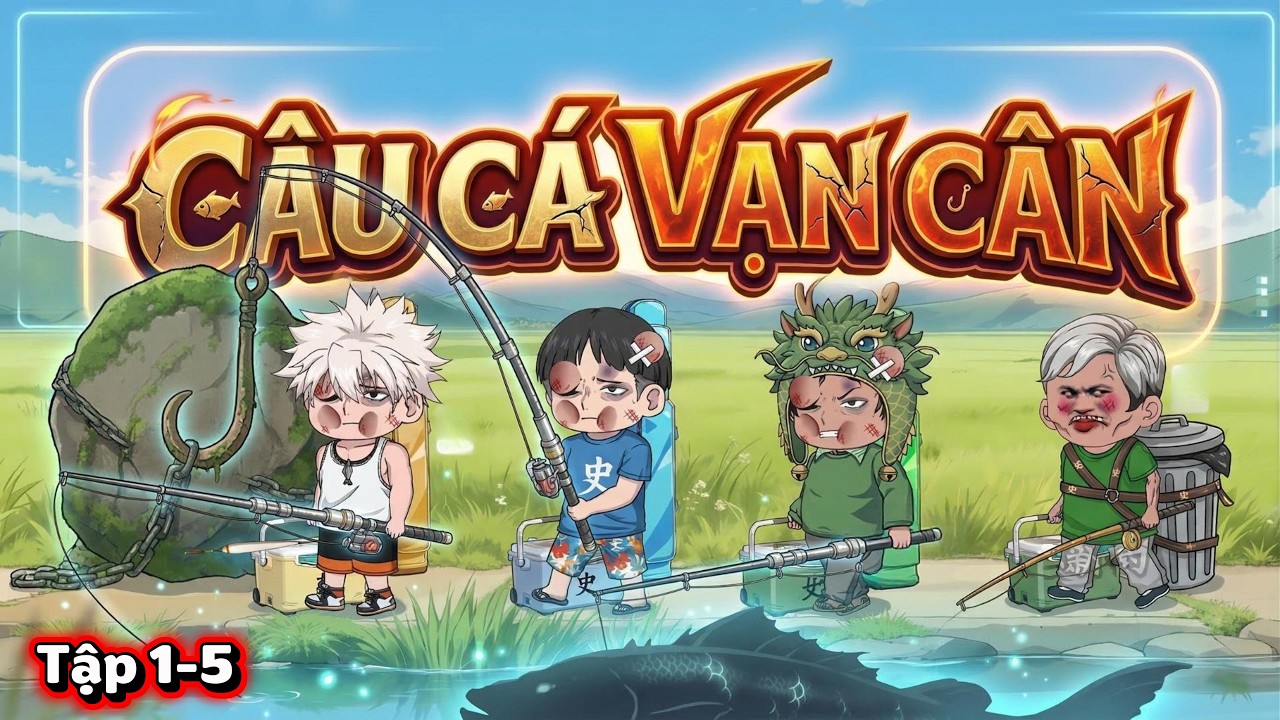 [Tập 1-5] Đại Chiến Câu Cá Vạn Cân | Phần 3 | Thỏ Mê Sub #hoathinhtrungquoc #caucavancan #hoathinh2d