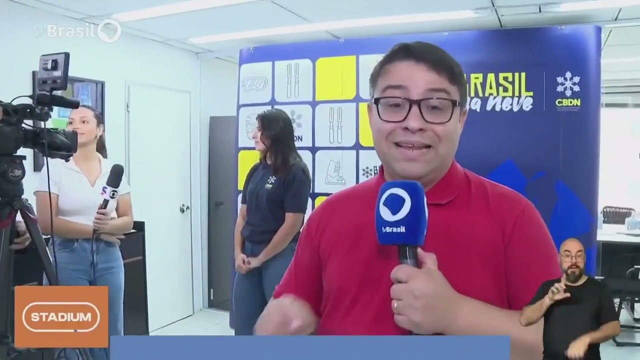 Atletas de neve nos Jogos de Milão-Cortina - TV Brasil