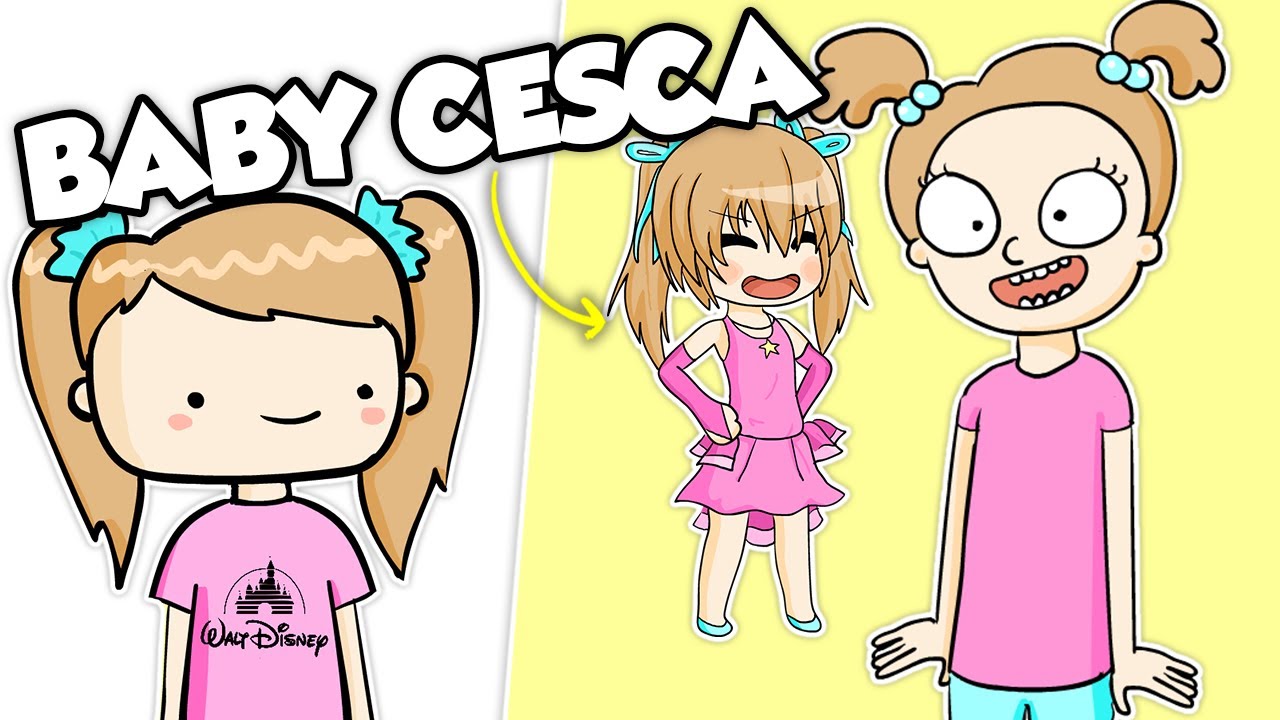 BABY CESCA in TUTTI gli stili del mondo #4 (Miraculous, Simpson, Teen Titans, Hamtaro, Gacha Life..)