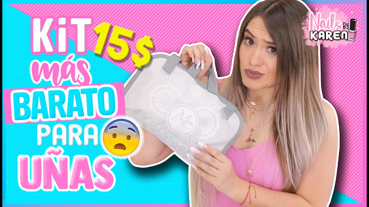 PROBANDO el KIT para UÑAS ACRÍLICAS MÁS ECONÓMICO