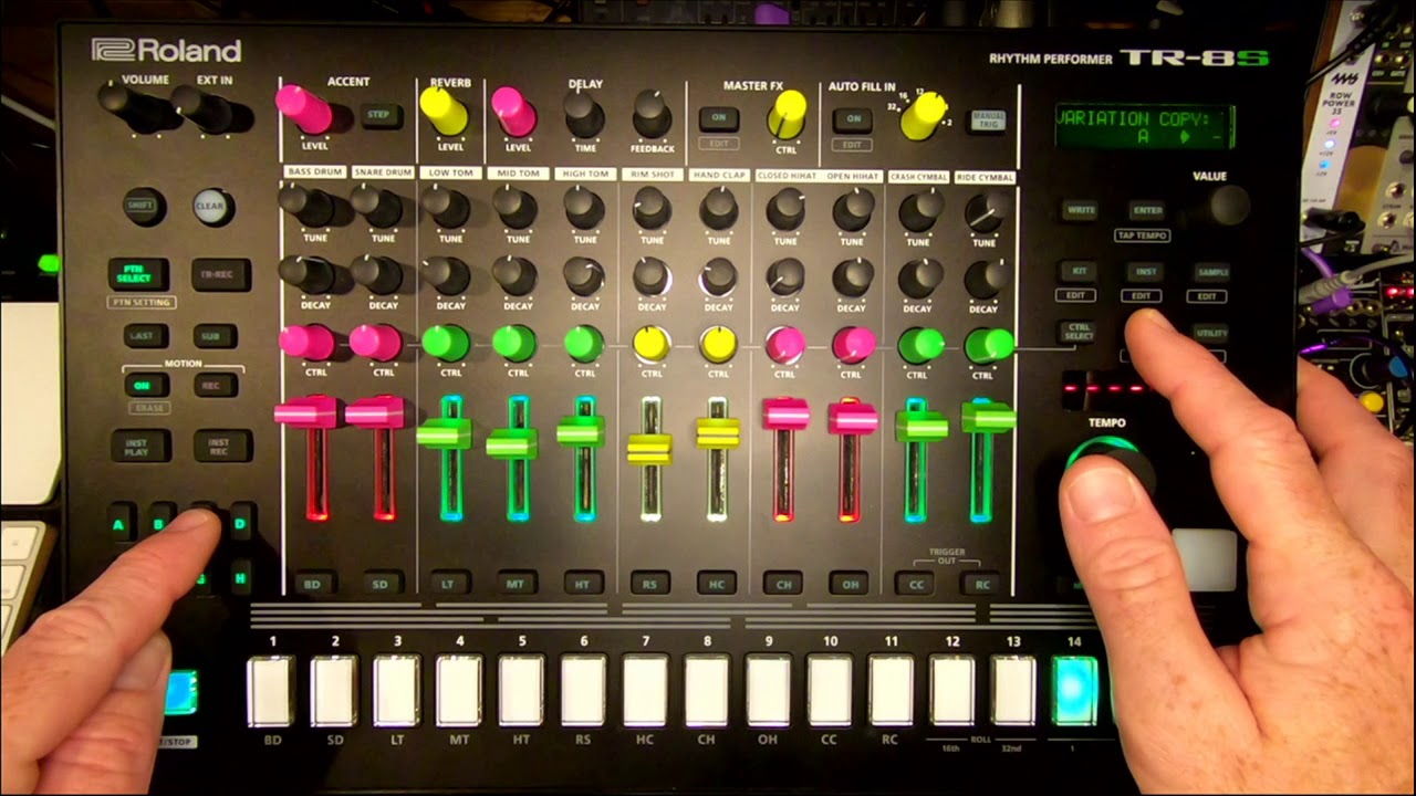 Roland TR-8S Tutorial - Pattern Chaining