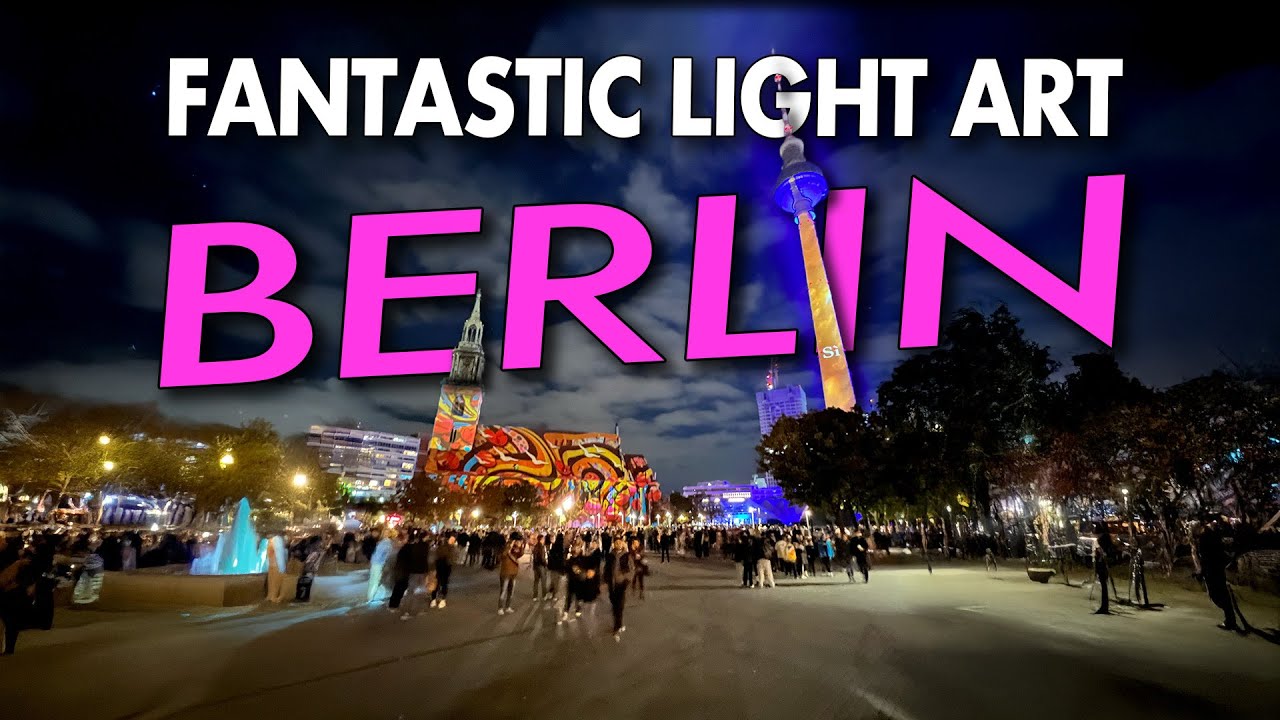 POV: Walking Through Berlin’s Dream of Light - Festival of Lights 4K 🇩🇪