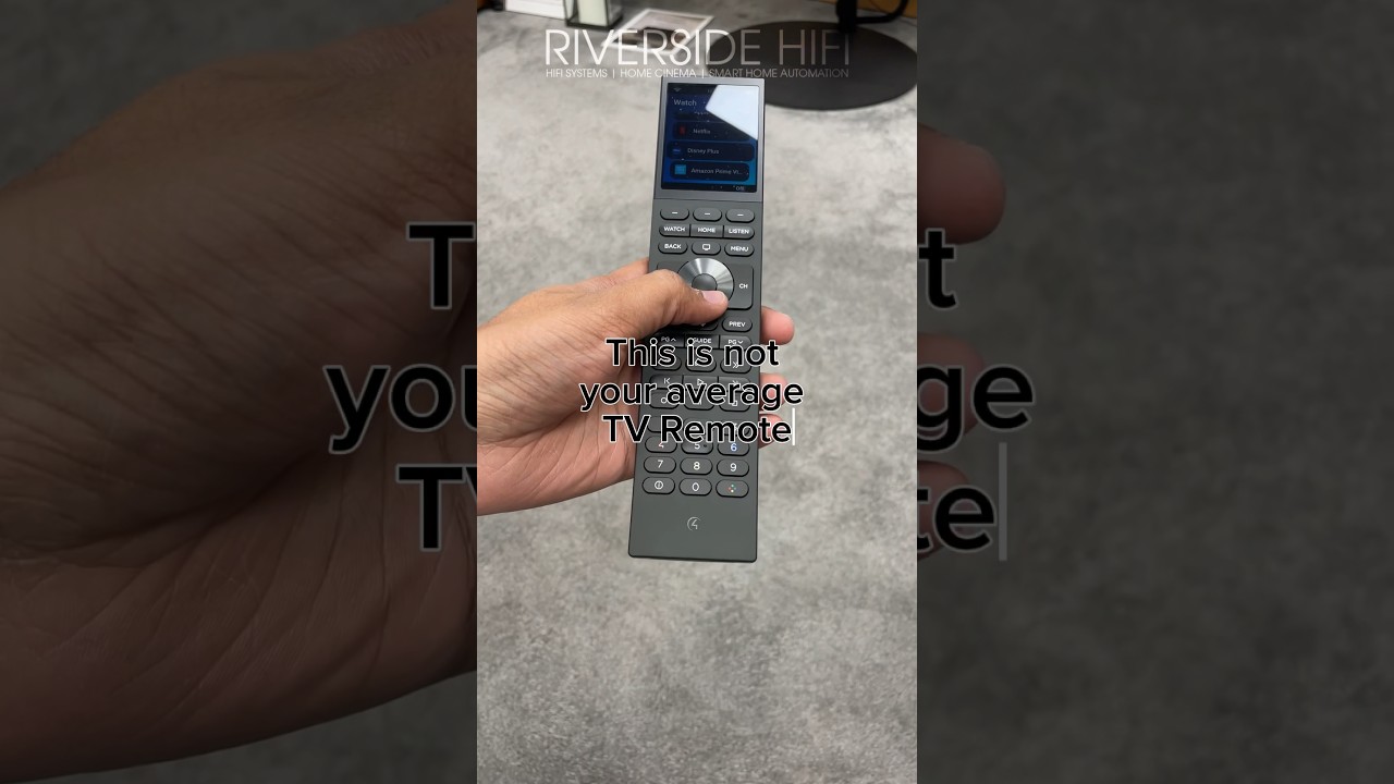 Control4 Halo remote to simplify your life #control4 #smarthome #tv #simple #homeautomation