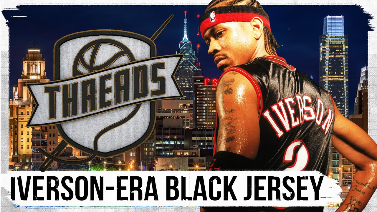 Allen Iverson single-handedly made the 76ers' black uniform iconic | Threads