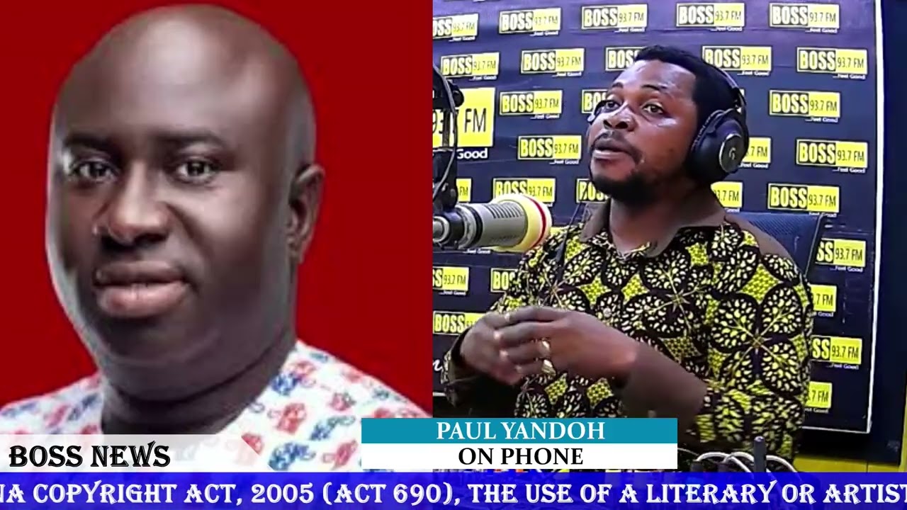 PAUL YANDOH ACCUSE NDC GOVERNMENT OF BAD GOVERNANCE AND CULTURE OF SILENCE.