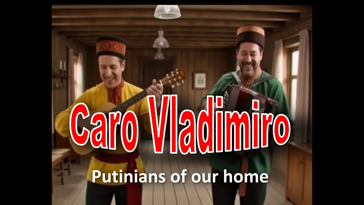 Caro Vladimiro #putin #salvini #conte #putiniani #ironia #canzone #ballo #joke #parodia
