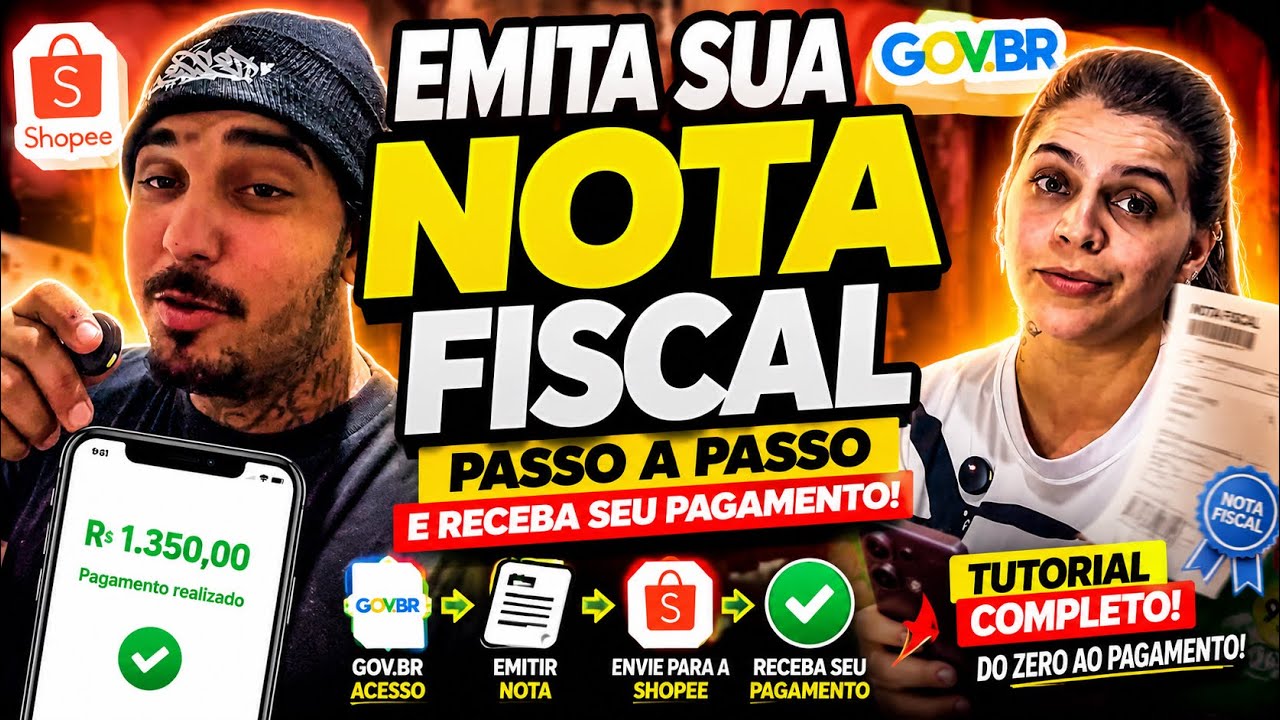 🚨 COMO EMITIR A NOTA FISCAL DA SHOPEE E RECEBER O PAGAMENTO! 💰 PASSO A PASSO 2026