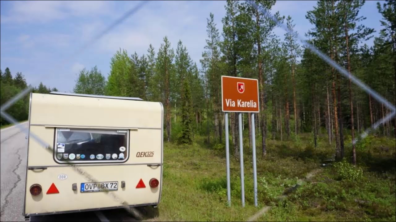 Ostseeumrundung mit Wohnwagen 2014