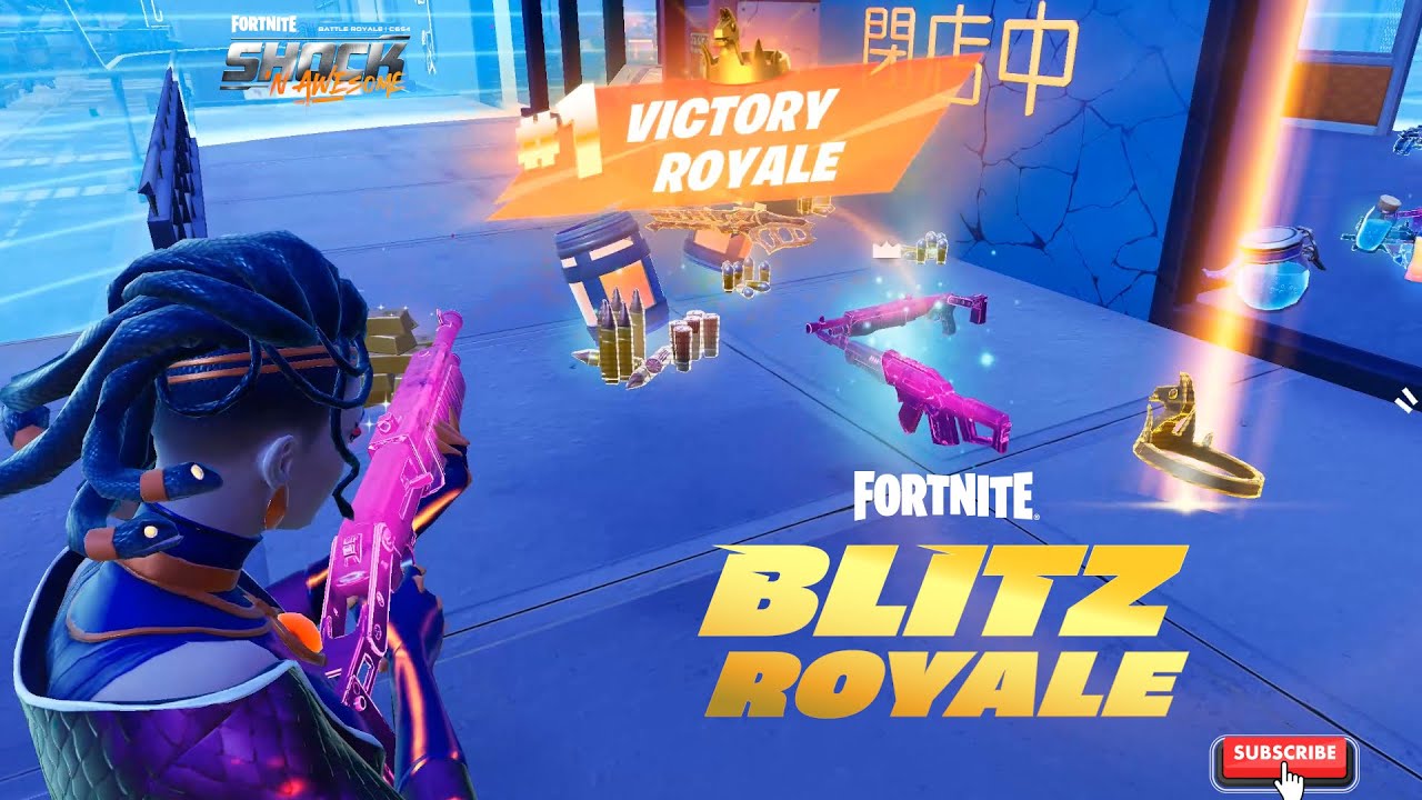 FORTNITE - BLITZ ROYALE - C6 S4 - SHOCK AND AWESOME