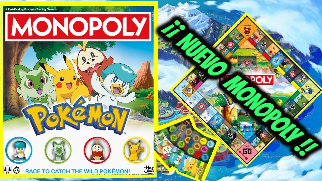 🎲 MONOPOLY POKéMON 2025 ESCARLATA Y PÚRPURA