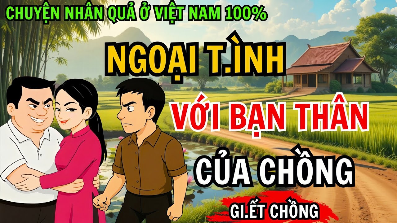 Chuyện Nhân Quả 100% Ngoại Tình Với Bạn Thân Của Chồng, S.át Hại Chồng, Nhận Ngay Quả Báo Kinh Hoàng