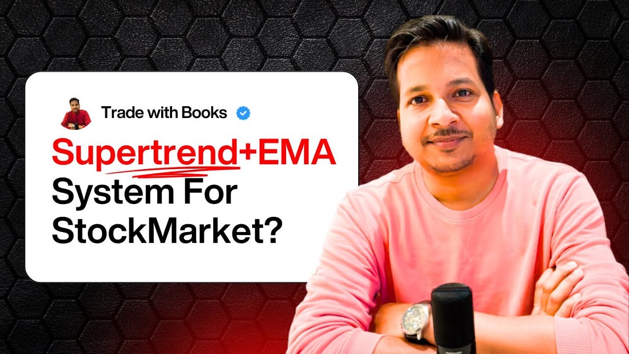 Supertrend + EMA Strategy For Swing Trading | Learn StockMarket 🔥