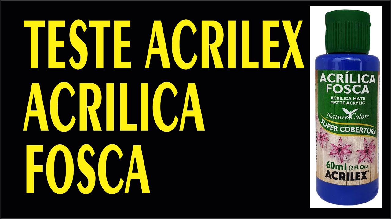 Aerografia teste da tinta acrílica fosca super cobertura