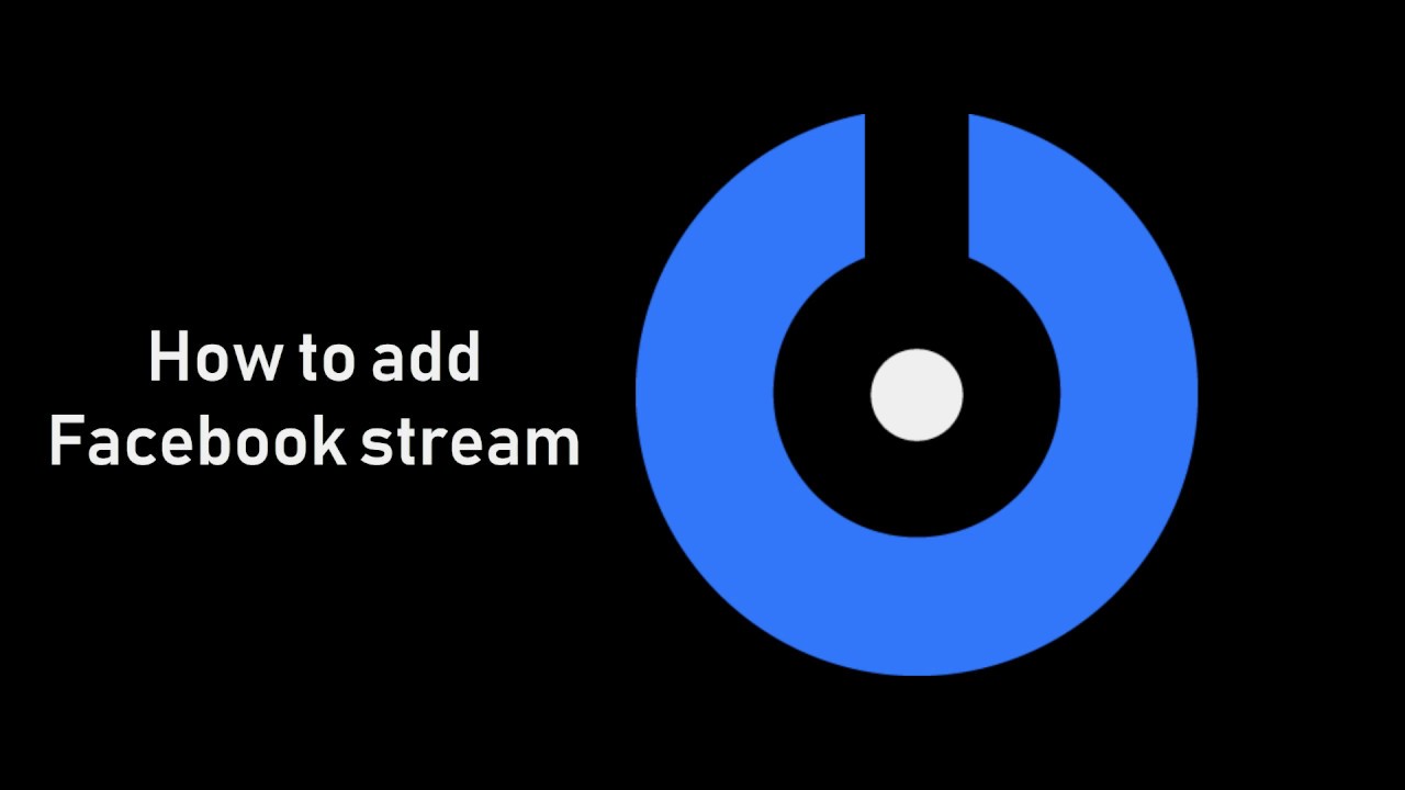SplitCam 10 - How to add Facebook stream
