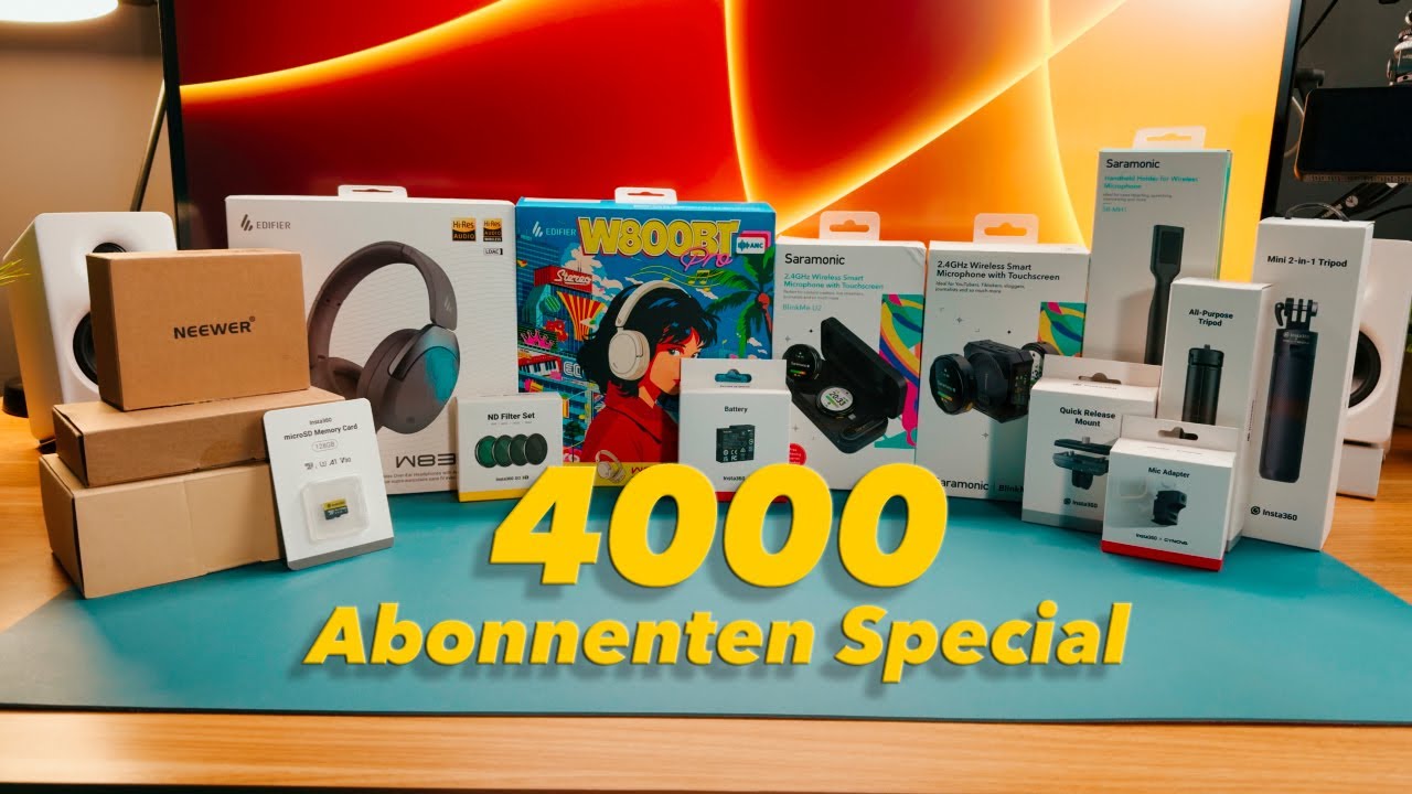 Gewinne Preise im Wert von &uuml;ber 1.000 Euro! Das 4000 Abonnenten Special
