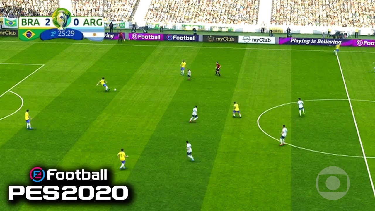 PES 2020 fica MUITO REALISTA nessas configurações!
